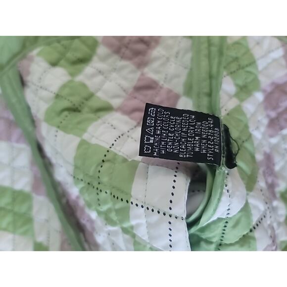 Briggs New York Women's Spring Green Quilted Jacket With Snap Front Size 18W - Picture 7 of 8